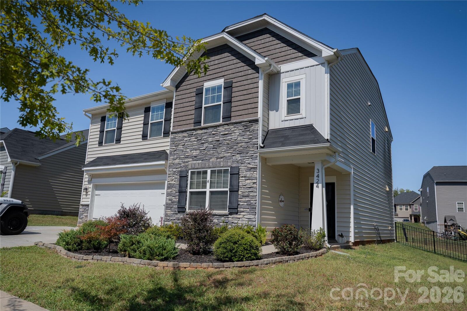 Property Photo:  3424 Southern Red Oak Lane  NC 28056 