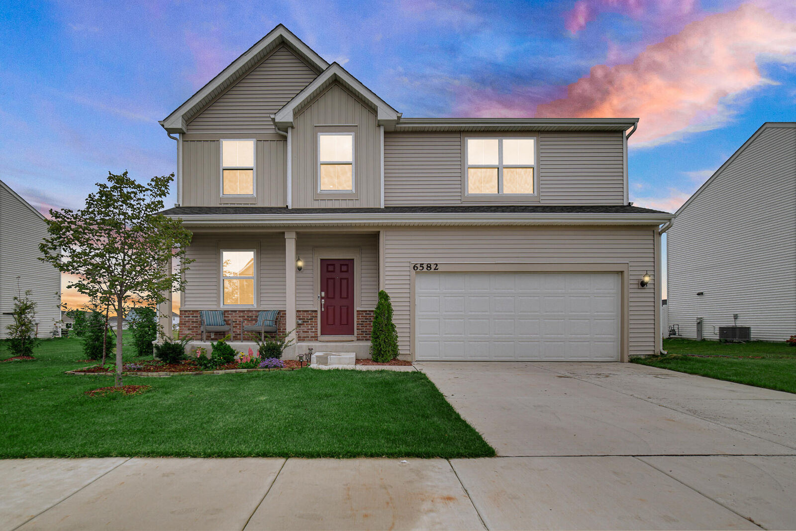 Property Photo: 6582 Abbey Avenue IN 46368