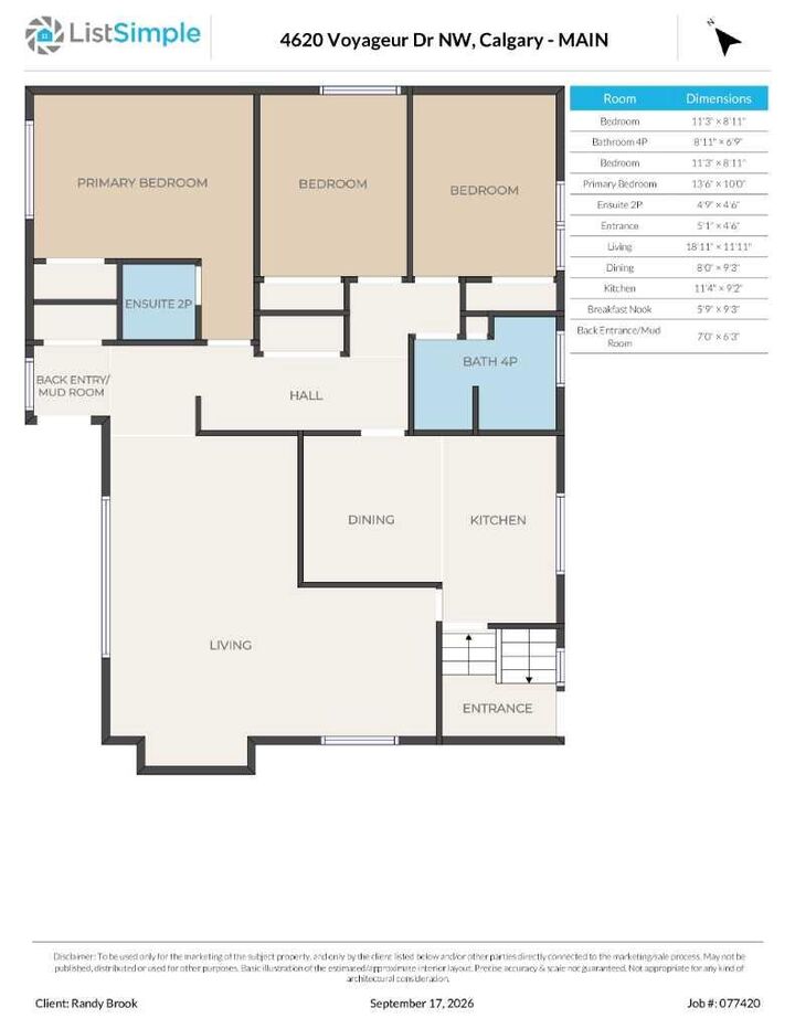 Property Photo:  4620 Voyageur Drive NW  AB T3A 0P6 