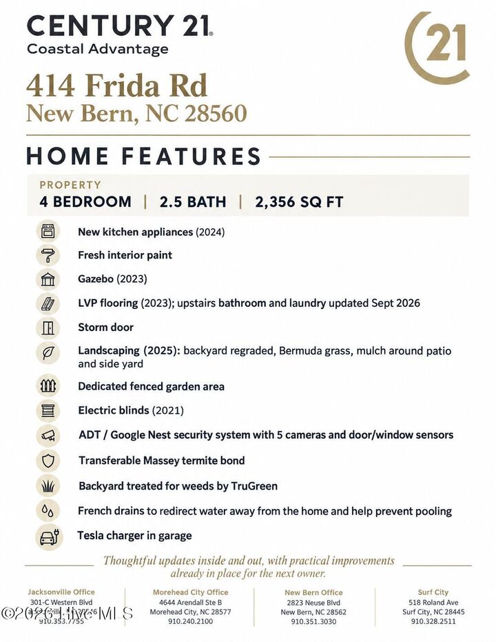 Property Photo:  414 Frida Road  NC 28560 
