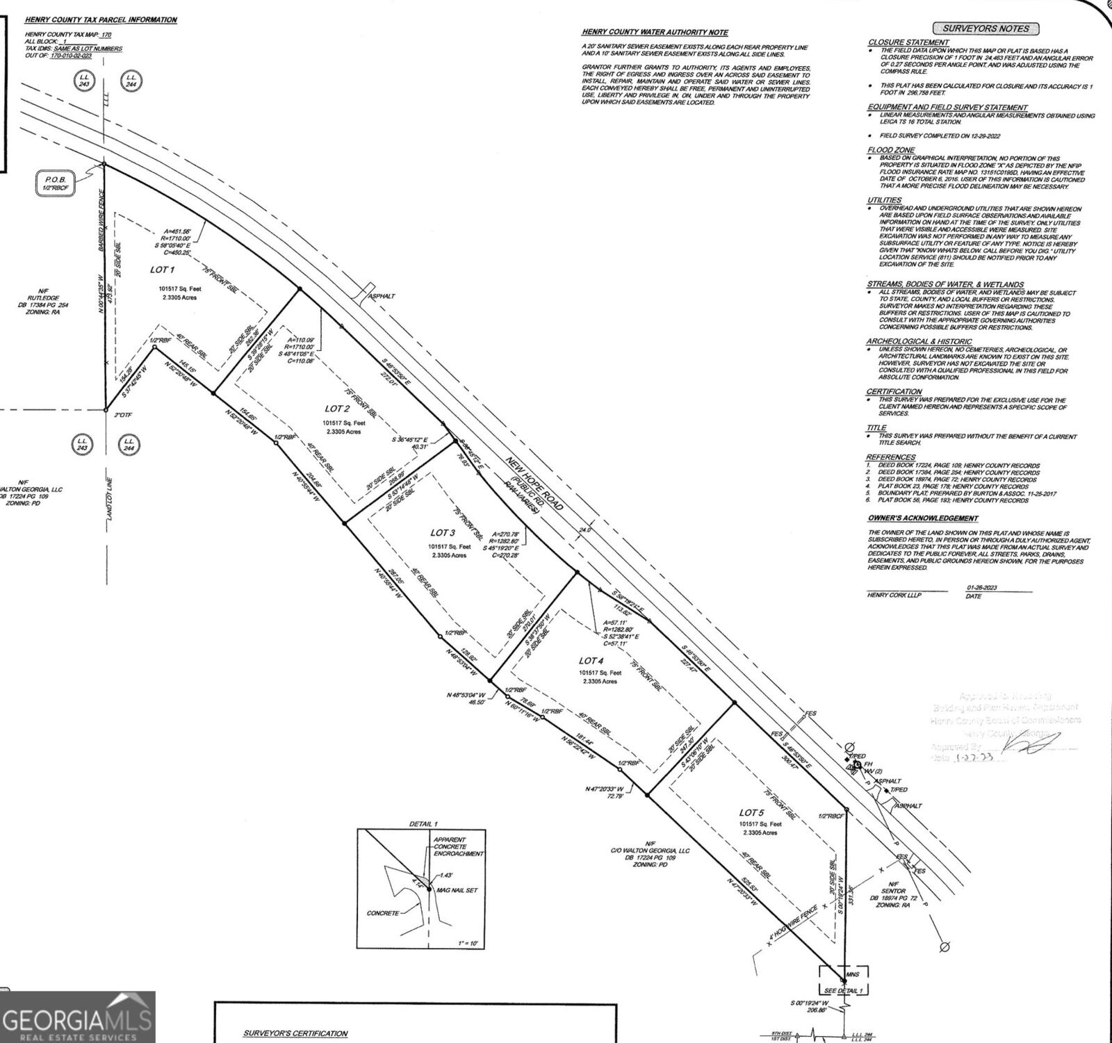 Property Photo:  Lot 4 New Hope Road  GA 30248 