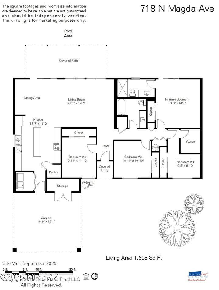 Property Photo:  718 N Magda Avenue  AZ 85710 