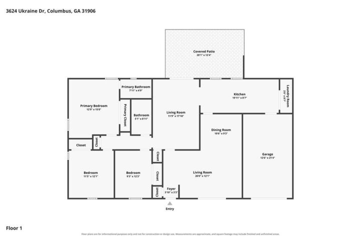 Property Photo:  3624 Ukraine Drive  GA 31906 