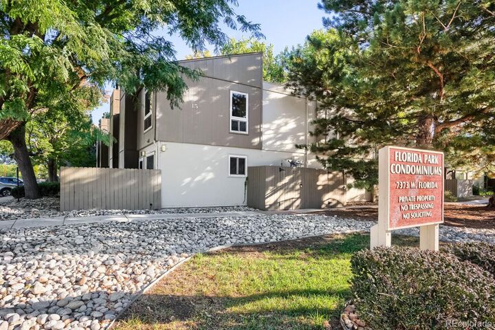 Property Photo: 7373 W Florida Avenue CO 80232