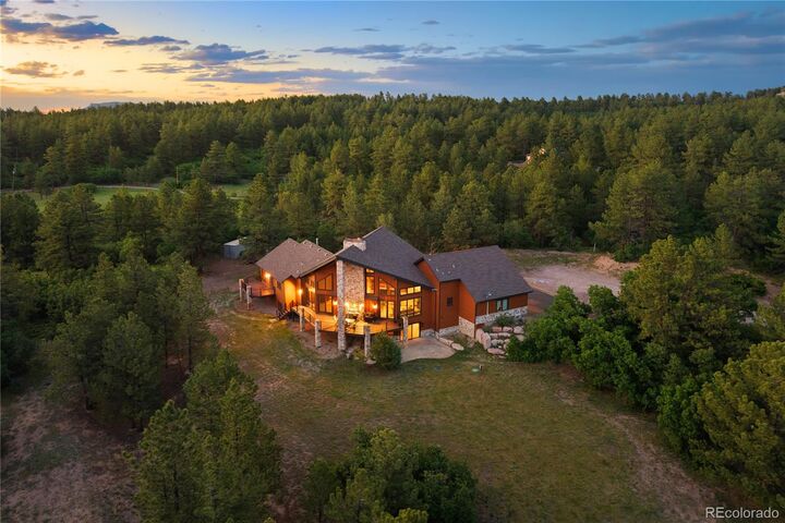 Property Photo: 9676 S Perry Park Road CO 80118