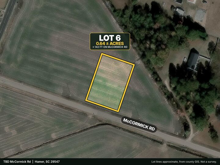 Property Photo:  Tbd McCormick Rd.  SC 29547 