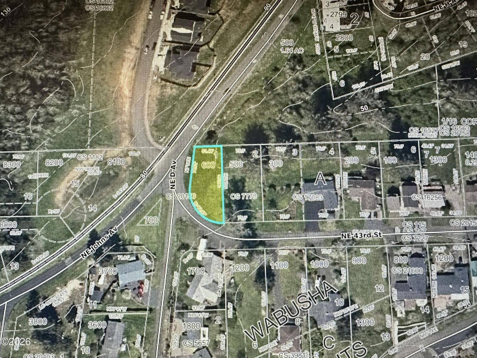 Property Photo: Tl600 NE 43rd Avenue OR 97364