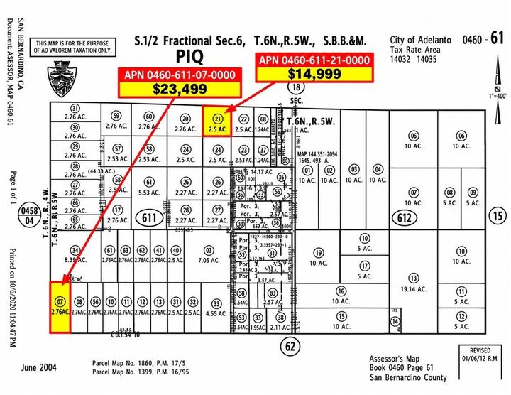 Property Photo:  0 Muskrat Ave  CA 92301 