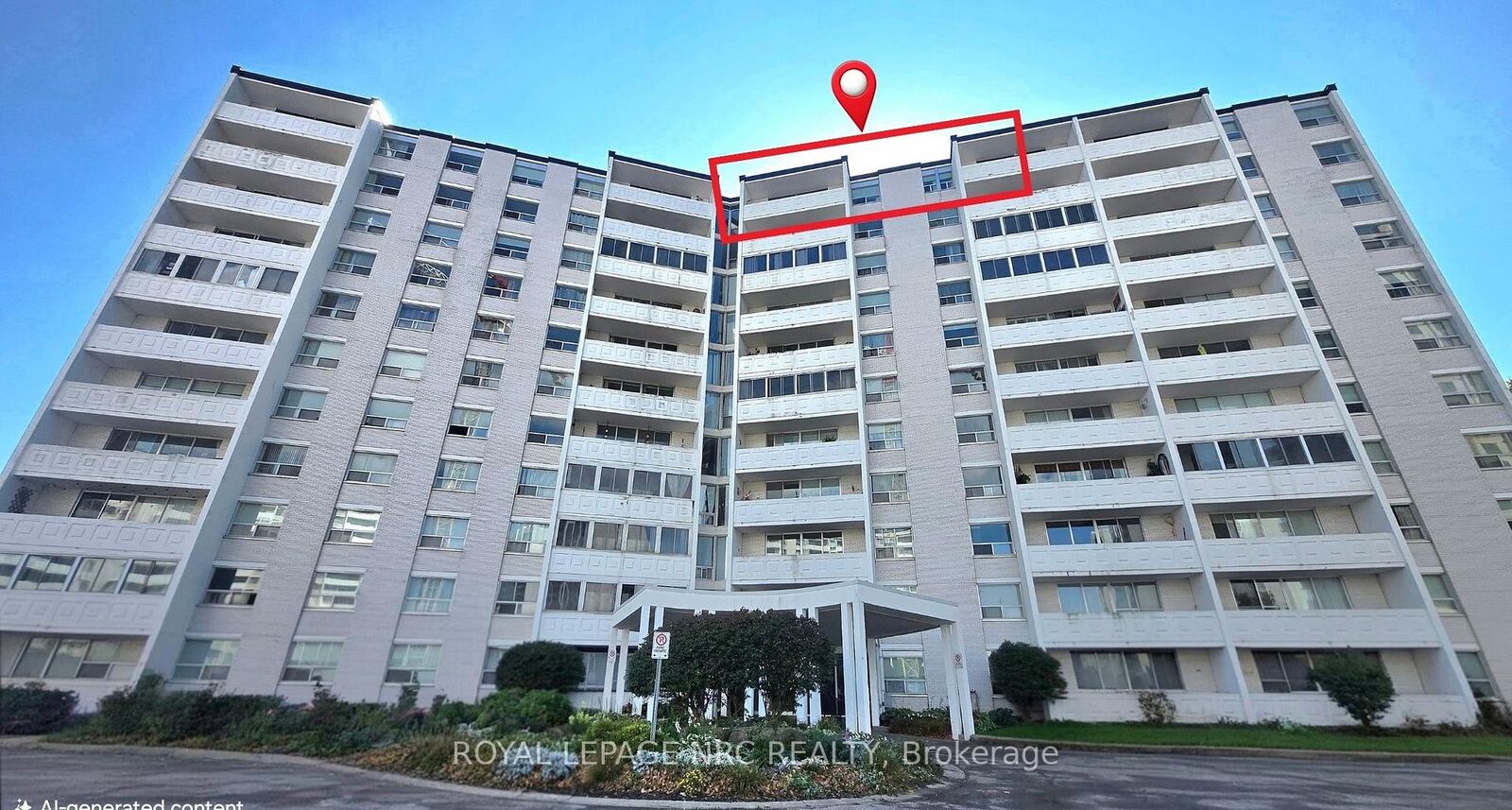 Property Photo: 35 Towering Heights Boulevard 1108 ON L2T 3G8