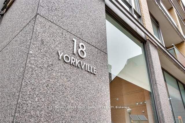 Property Photo: 18 Yorkville Avenue 1801 ON M4W 3Y8