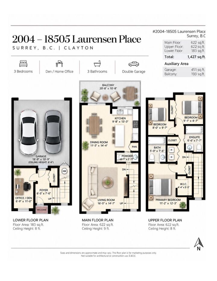 Property Photo:  18505 Laurensen Place 2004  BC V4N 6R7 