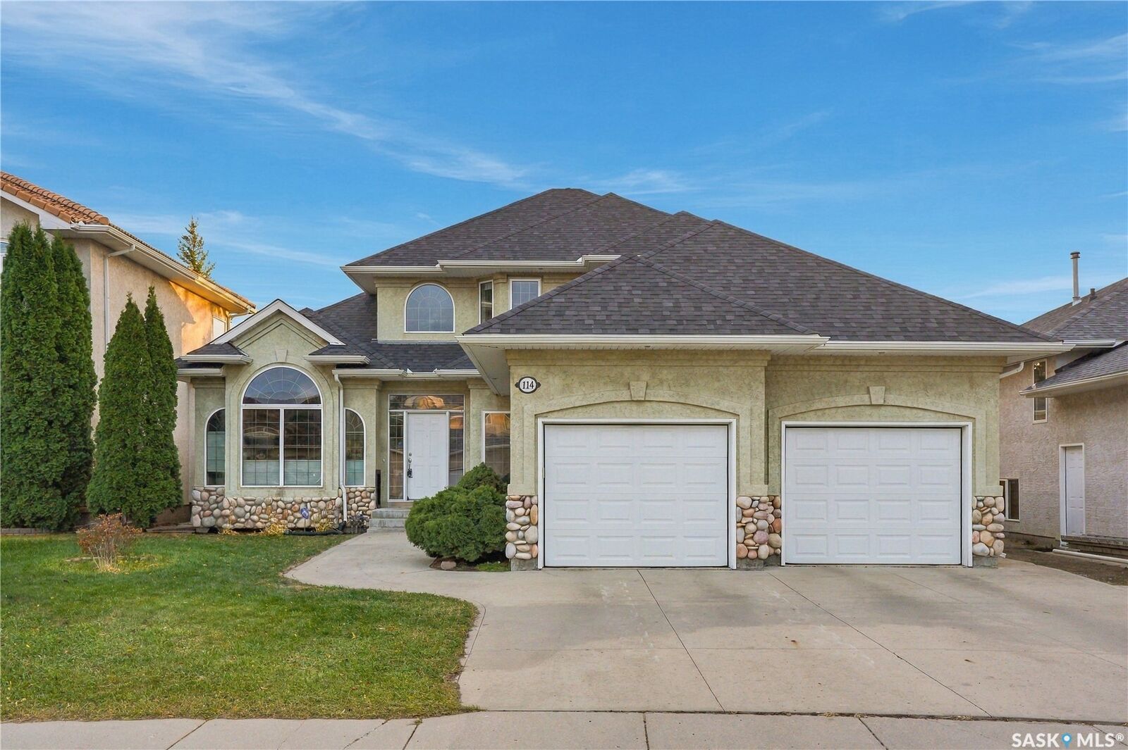 Property Photo:  114 Braeshire Lane  SK S7V 1A1 