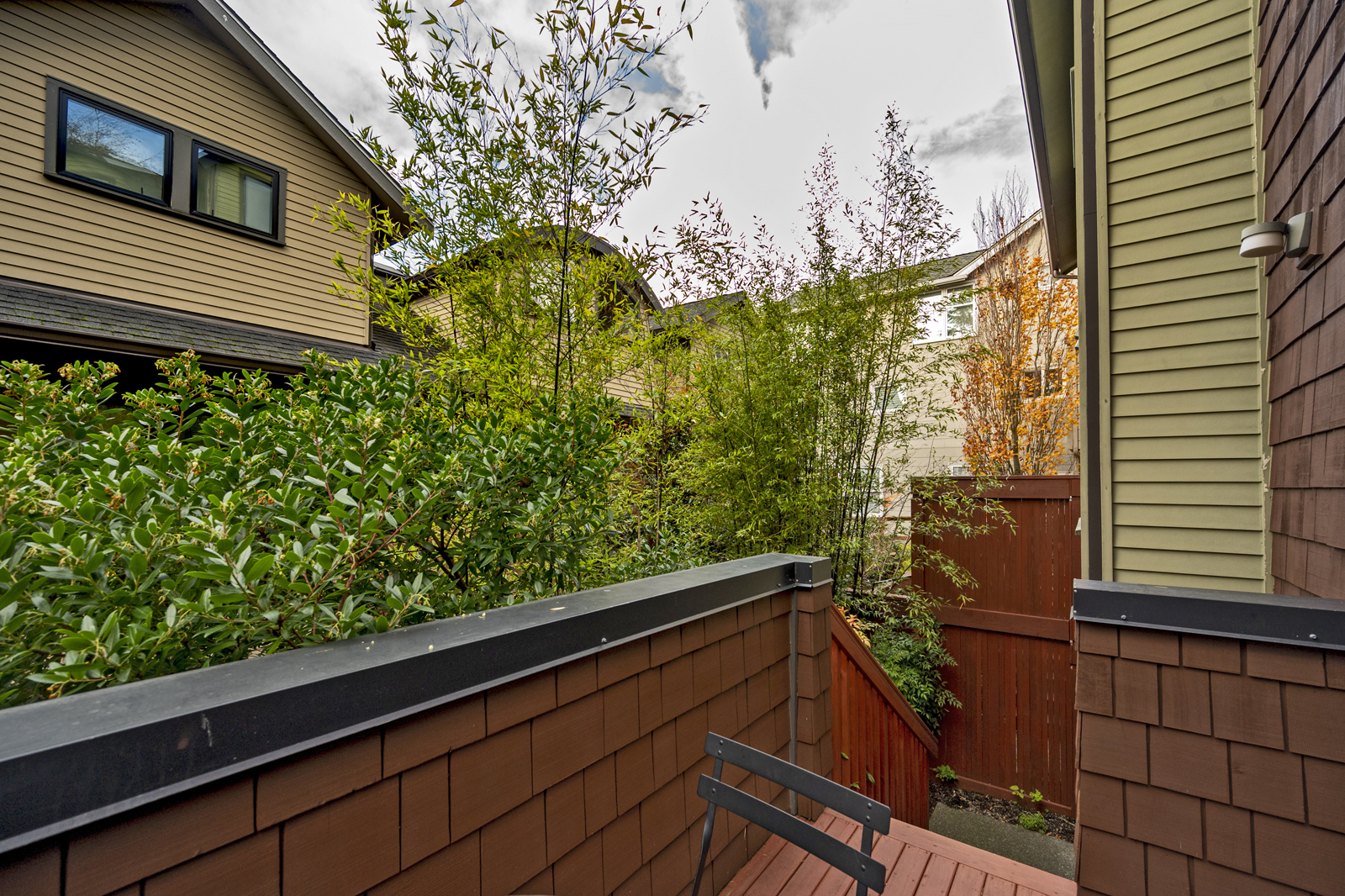 Property Photo: Deck & Back Garden 1943 7th Ave W A  WA 98119 