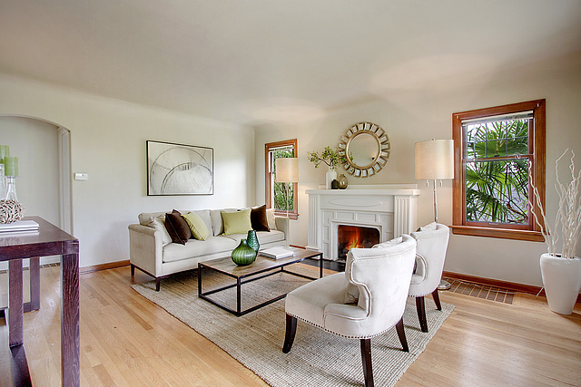 Property Photo: Living room 1607 NE 70th St  WA 98115 