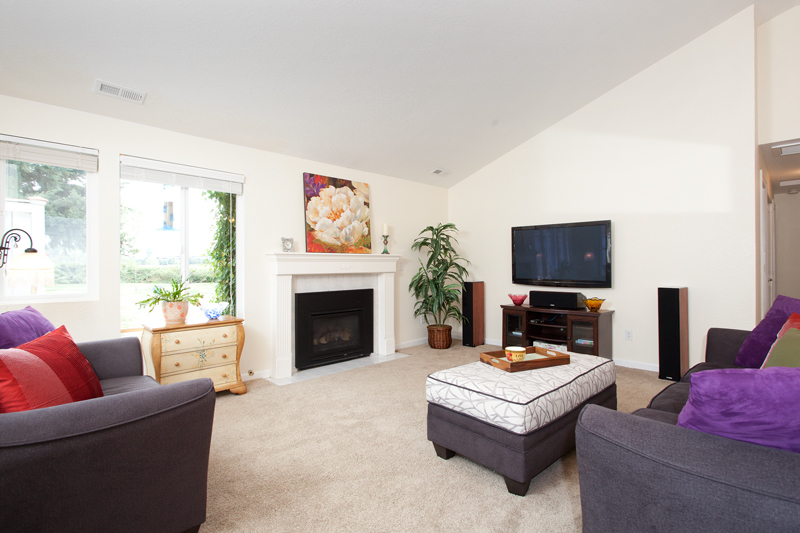 Property Photo: Open and airy living room 9105 183rd Ct NE  WA 98052 