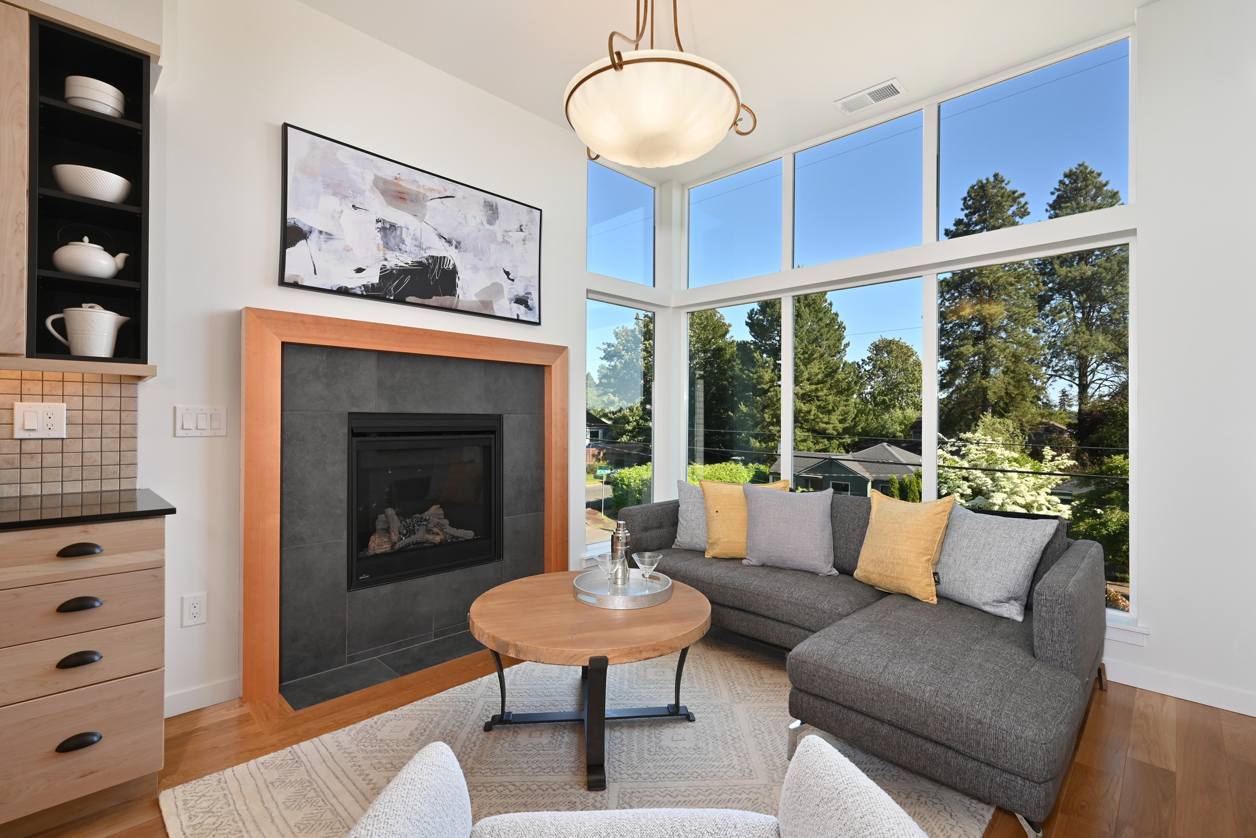 Property Photo: Living Room 108 NW 101st Street B  WA 98177 