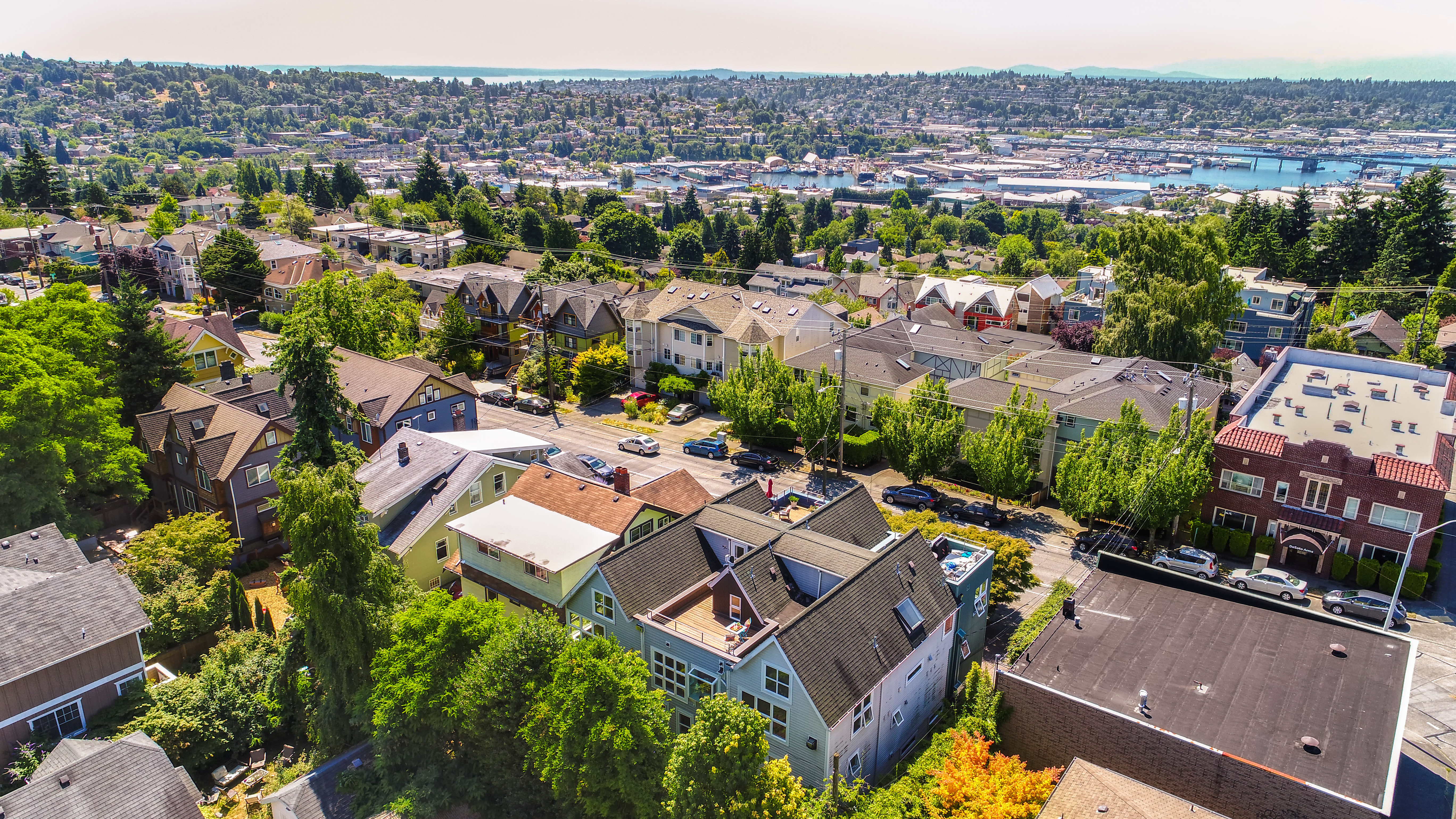 Property Photo: Aerials 4428 Phinney Ave N  WA 98103 