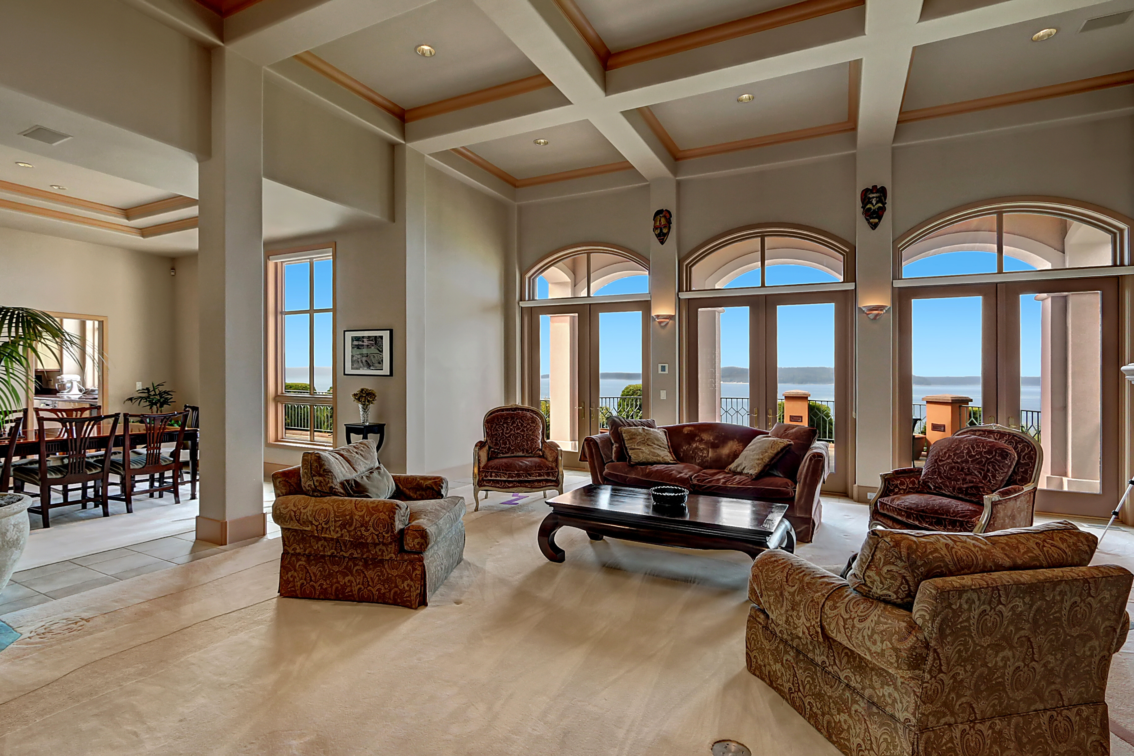 Property Photo: Welcome to this luxurious waterfront estate close to town! 23221 Marine View Dr S  WA 98198 