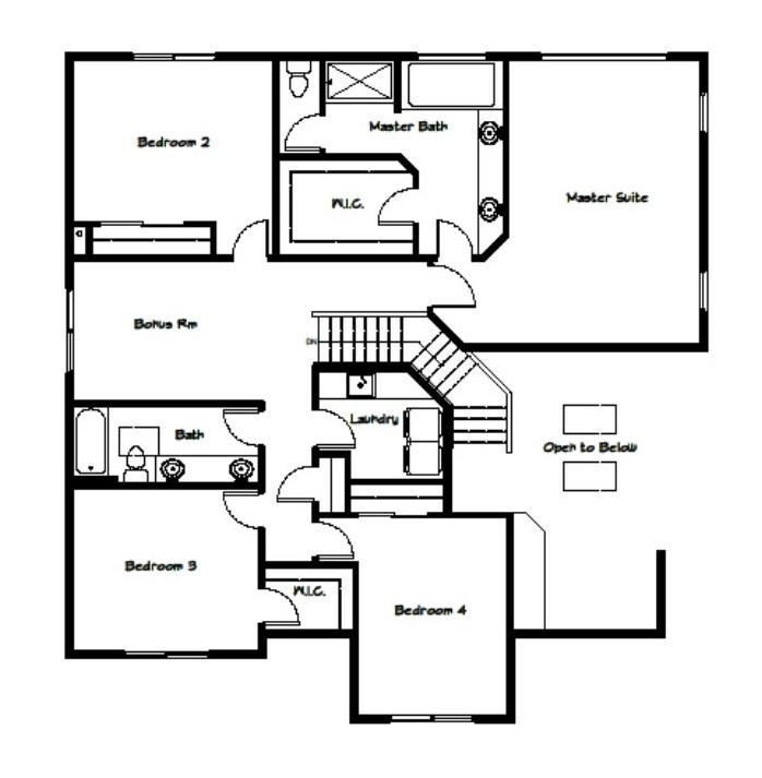 Property Photo: Floor plan 16 157th St SW  WA 98087 