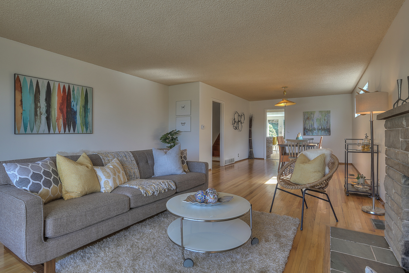 Property Photo: Living Room 7710 32nd Ave NW  WA 98117 