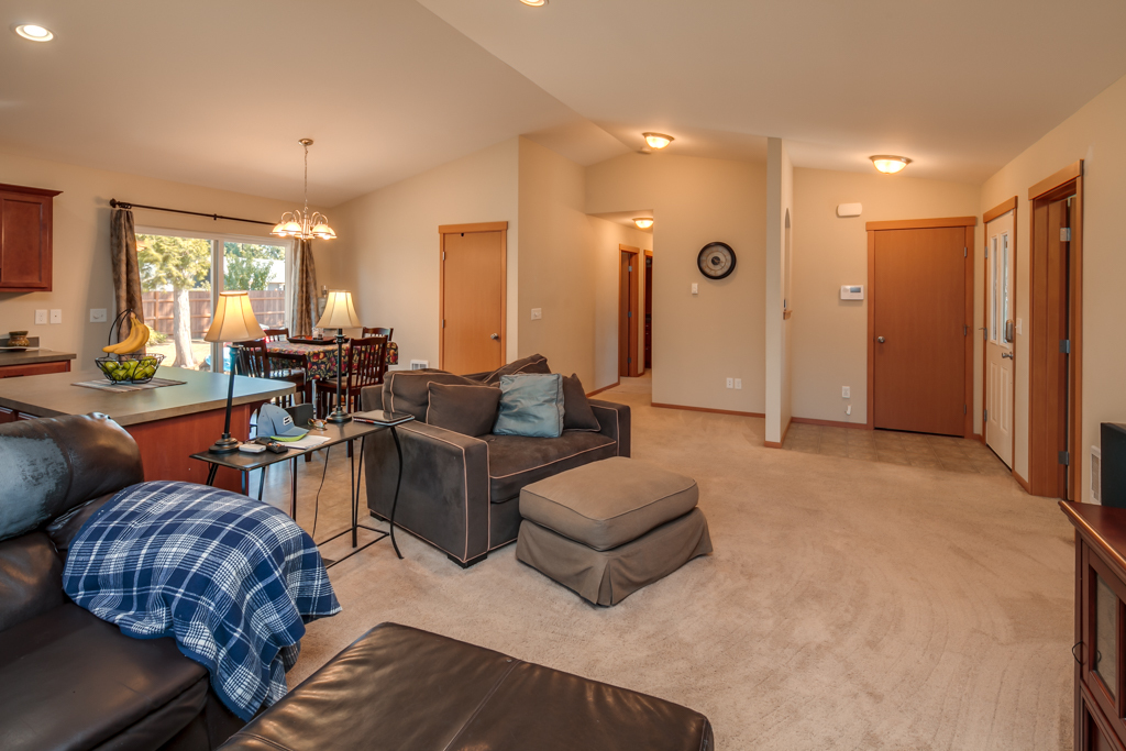 Property Photo: The home is light and bright with a very open floor plan. the ceilings are vaulted and the rooms are spacious. 6492 Trigg Woods Lane WA 98248